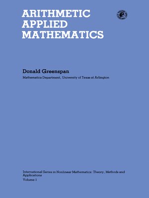 cover image of Arithmetic Applied Mathematics